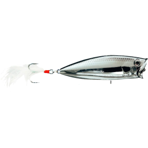 BassMooch Poppa Chewy Topwater Chrome