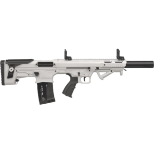 Panzer Arms BP12 G2 Semi Automatic 12 Gauge Shotgun 20" Black Barrel White Bullpup Stock