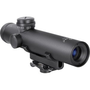 Barska Electro Sight Rifle Scope 1" Tube 4x 20mm Mil Dot Reticle Matte Black