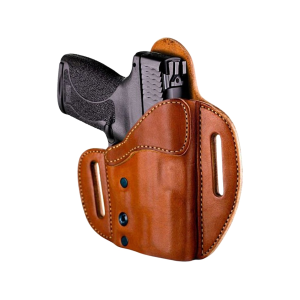 Urban Carry LockLeather OWB Holster Glock 43, 43x, Mossberg C1, Ruger SR22, Sig Sauer P365XL, Springfield XDs 3.3" Leather Brown