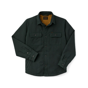 Filson Men's Fleece Lined Shirt Jacket Dark Spruce XL - Filson
