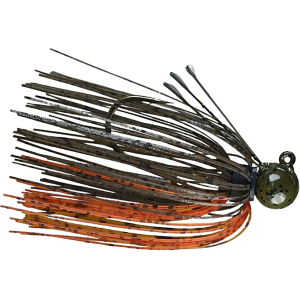 Picasso Pro Metal Little Spotty Jig 3/0 Green Pumpkin Amber Red 3/16 oz