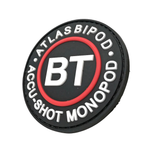 BT Industries Atlas Accu-Shot Logo PVC Morale Patch Black