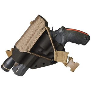 Gunfighters INC Kenai Scoped Hunter Chest Holster Right Hand Taurus Raging Hunter Kydex Black - Gunfighters Inc