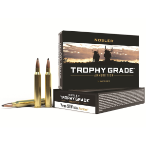 Nosler Trophy Grade 7mm STW Ammo 140 Grain Nosler Partition Jacketed Soft Point Box of 20