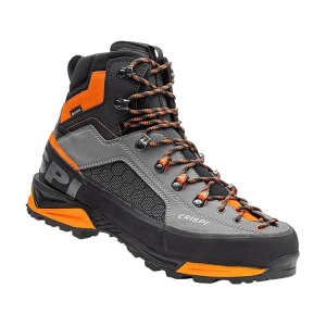 Crispi Boots Men's Alpine Pro SF 7" Waterproof Hunting Boots Leather Gray 12.5 EE