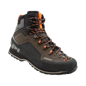 Crispi Boots Men's Alpine Lite GTX 7" Waterproof Hunting Boots Leather Brown 12 EE