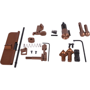 AR-STONER T-Series Complete AR-15 Accented Lower Receiver Parts Kit Burnt Bronze