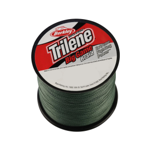 Berkley Trilene Big Game Braid Braided Fishing Line 80lb 330yd Low-Vis Green