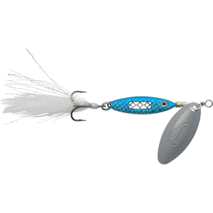 Berkley Dough Rider Minnow Inline Spinner 3/8oz Metallic Blue Silver