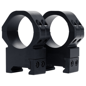 Weaver Precision Picatinny 1" Scope Rings Matte Black Extra Extra-High