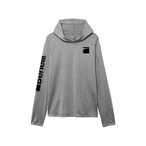 Benelli Men's Performance Hoodie Gray Medium