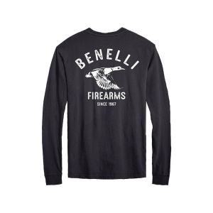 Benelli Men's All American Long Sleeve T Shirt Black Large