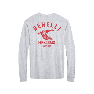Benelli Men's All American Long Sleeve T Shirt White Large