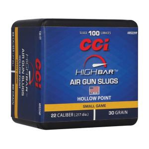 CCI High Bar Air Gun Slug Pellets 22 Caliber 30 Grain Hollow Point 100PK