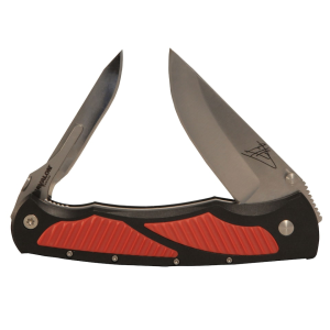Havalon Knives Titan Pocket Knife 2.75" Drop Point Stainless Steel Stainless Blade Polymer Handle Black/Red