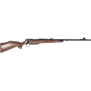 Weatherby Mark V Frontier Bolt Action Rifle 300 Winchester Magnum 24" Graphite Black Threaded Barrel Graphite Black Frame Walnut Monte Carlo Stock
