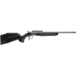 CVA Scout SS TD Single Shot Rifle 6mm Advanced Rifle Cartridge (6mm ARC) 20" Fluted Stainless Threaded Barrel Stainless Frame Black Field Stock