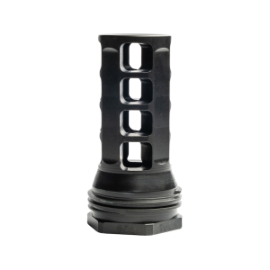 HUXWRX QD Muzzle Brake 338 Caliber M18x1 Thread Black