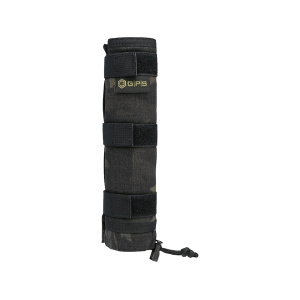 G.P.S. Tactical Suppressor Cover 8.5" Black Camo
