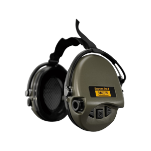 Sordin Supreme Pro X Electronic Neck Band Ear Muffs Gel Ear Cups Green