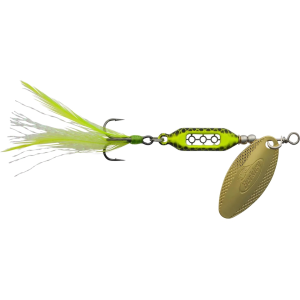 Berkley Dough Rider Inline Spinner 1/8oz Chartreuse/Black Gold