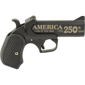 Bond Arms America 250th 45 Colt (Long Colt) Pistol 4.25" Barrel 2 Round Black