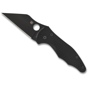 Spyderco Yojimbo 2 Pocket Knife 3.2" Wharncliffe CPM S30V DLC Coat Blade G-10 Handle Black