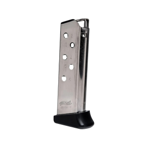 Walther PPK Magazine 32 ACP 7-Round Finger Rest Nickel
