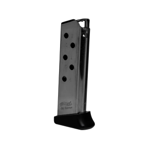 Walther PPK Magazine 380 ACP 6-Round Finger Rest Black