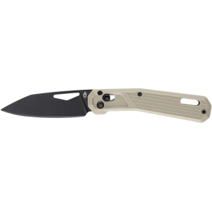 Gerber Vista Pocket Knife 3.24" Clip Point 440A Black Blade Glass Filled Nylon Handle Sand