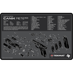 Tekmat Handgun Canik MC9 Gun Cleaning Mat
