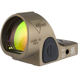 Trijicon SRO Reflex Red Dot Sight Adjustable LED 5 MOA Red Dot Coyote Brown Anodized
