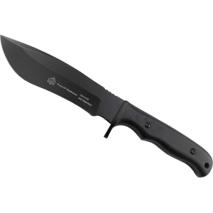 PUMA XP Shadowcat ZX Fixed Blade Knife 7" Recurve 440 Black Blade G-10 Handle Black