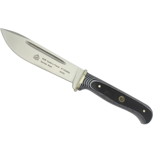 PUMA SGB Hunter's Friend Fixed Blade Knife 4.7" Drop Point DIN 1.4116 Satin Blade G-10 Handle Black