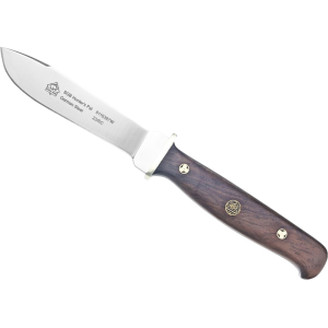 PUMA SGB Hunter's Pal Fixed Blade Knife 4" Drop Point DIN 1.4116 Satin Blade Jacaranda Wood Handle Brown