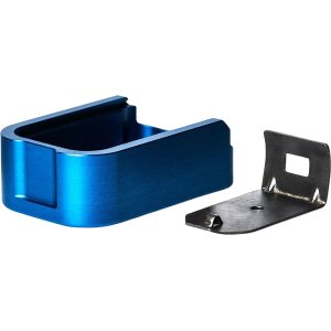 Mec-Gar Plus-2 Set Magazine Floor Plate for Metal Floorplate Mags Anodized Blue