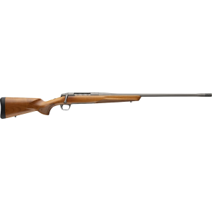 Browning X-Bolt 2 Speed Bolt Action Rifle 300 PRC 26" Fluted Tungsten Cerakote Threaded Barrel Tungsten Cerakote Frame Dark Maple Field Stock