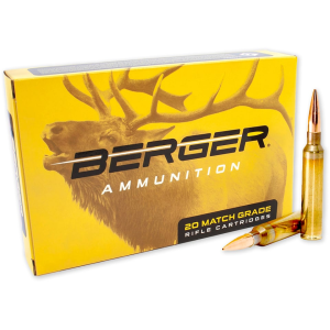 Berger Match Grade 300 PRC Ammo 217 Grain Berger Elite Hunter Jacketed Hollow Point Box of 20