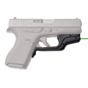 Crimson Trace Laserguard Laser Sight for Glock 42, 43 Front Activation Green Laser Polymer Black