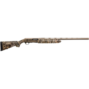 Browning Silver Field Semi Automatic 12 Gauge Shotgun 26" Flat Dark Earth Barrel Mossy Oak Shadow Grass Habitat Field Stock