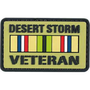 Voodoo Tactical Desert Storm Veteran PVC Morale Patch