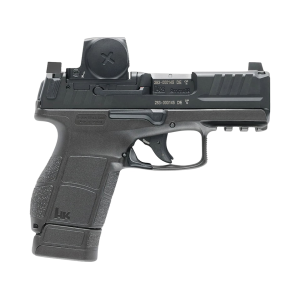 HK VP9CC 9mm Luger Pistol 3.15" Barrel 12+1 Round Black Vortex Defender
