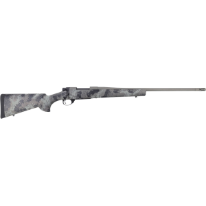 Howa M1500 Fence Line Bolt Action Rifle 300 Winchester Magnum 24" Tungsten Threaded Barrel Tungsten Frame Gray Camo Field Stock