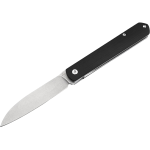 Boker Knives Fructis Pocket Knife 3.14" Drop Point Nitro-V Satin Blade G-10 Handle Black