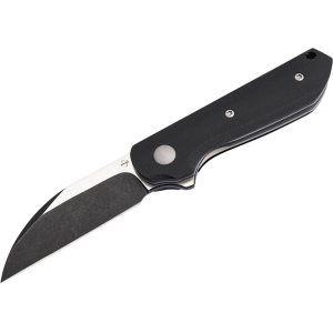 Boker Knives Corvus Pocket Knife 2.74" Sheepsfoot Nitro-V Dark Stonewash Blade Micarta Handle Black