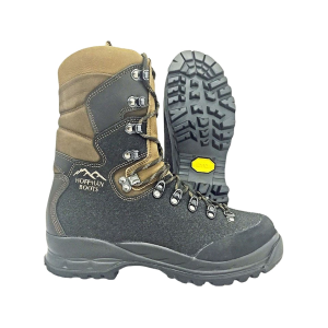 Hoffman Boots Composite Toe Armor Pro 8" Work Boots Leather/Synthetic Black/Brown Men's 9.5 D