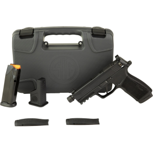 Sig Sauer P365X Macro Hush Puppy 9mm Luger Pistol 4.3" Threaded Barrel 17+1 Round Black