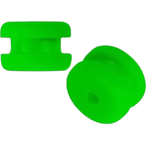 Whisker Seeker Tackle Rubber Bump Stops Toxic Green