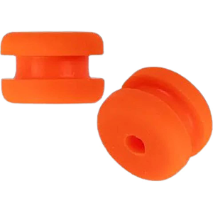 Whisker Seeker Tackle Rubber Bump Stops Blaze Orange